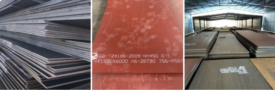 Υψηλής αντοχής ένδυση - ανθεκτικός χάλυβας Nm400 Nm450 Nm500 πιάτων