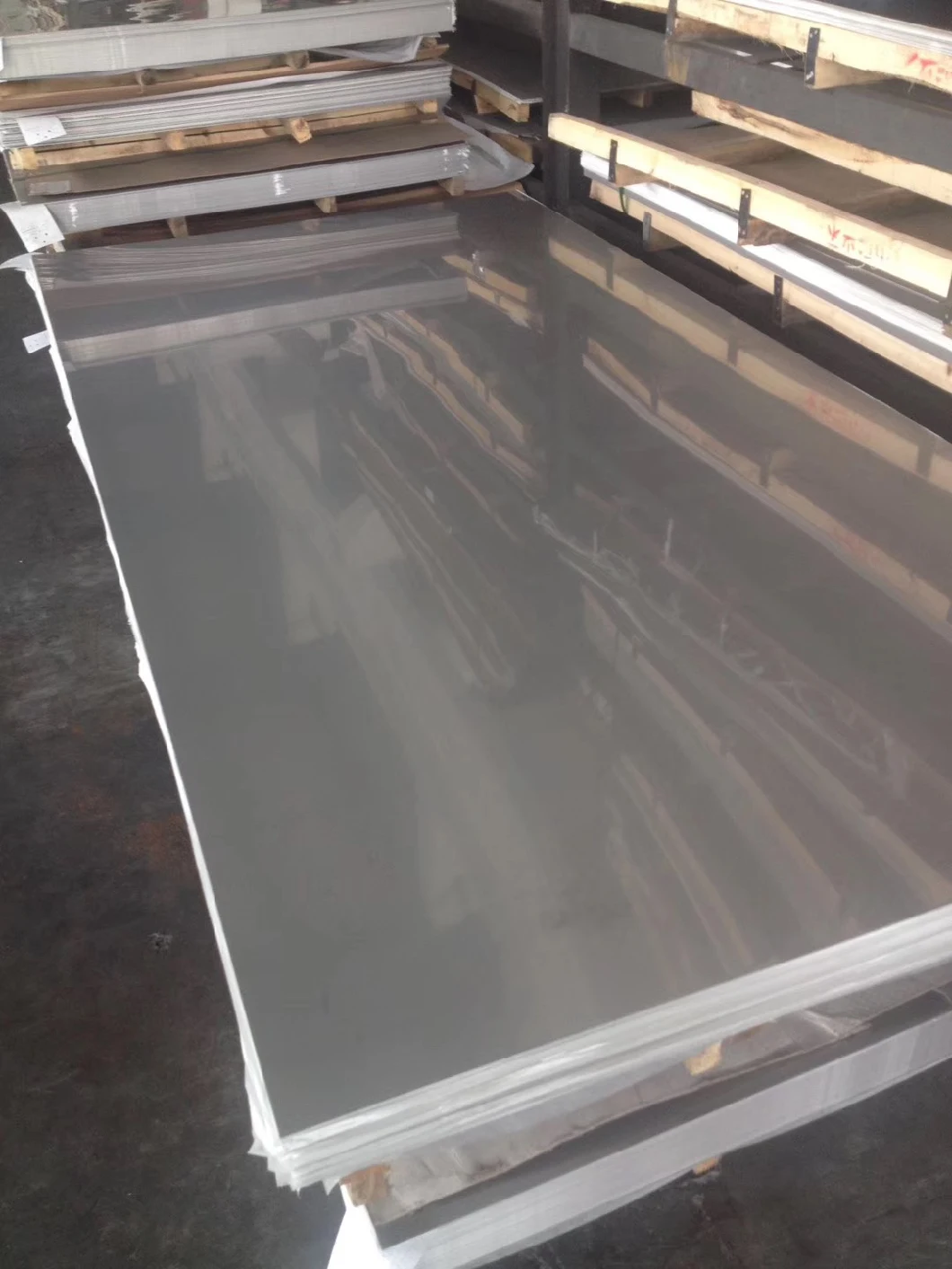 Ελασματοποιημένο εν ψυχρώ PVC 1 παχύ 316ti πιάτο φύλλων ανοξείδωτου χιλ.