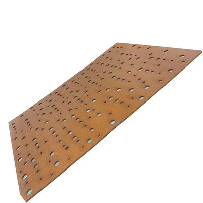 πιάτο 0.6m3m AISI ASTM DIN χάλυβα 0.81.2mm A588 Corten