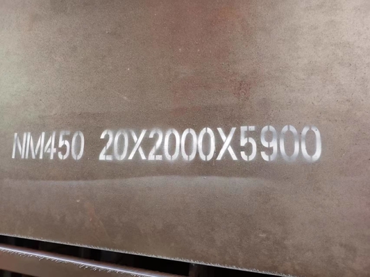 AR500 πιάτο 6mm ΜΒ DIN φύλλων χάλυβα άνθρακα αντοχής για τα μηχανήματα μεταλλείας